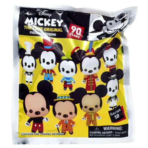 3D Figural Keyring Disney Series 18 Mickey Through the Years Mystery Pack [1 RANDOM Figure]