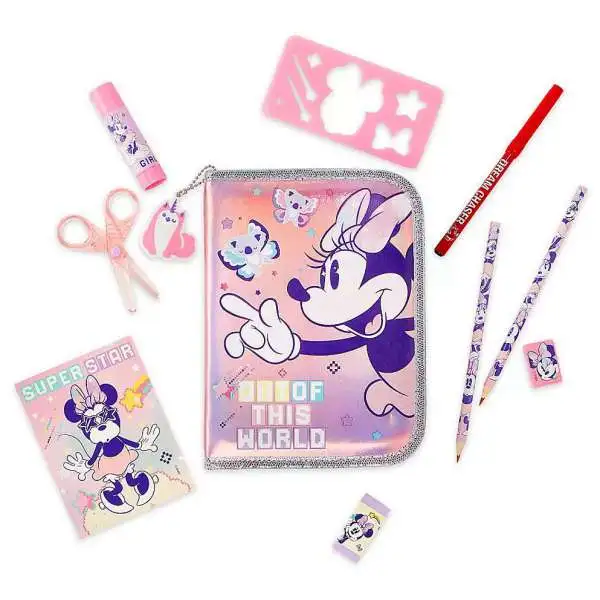 Disney Minnie Mouse Zip-Up Stationery Kit