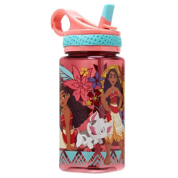 Disney Moana Exclusive Water Bottle with Straw