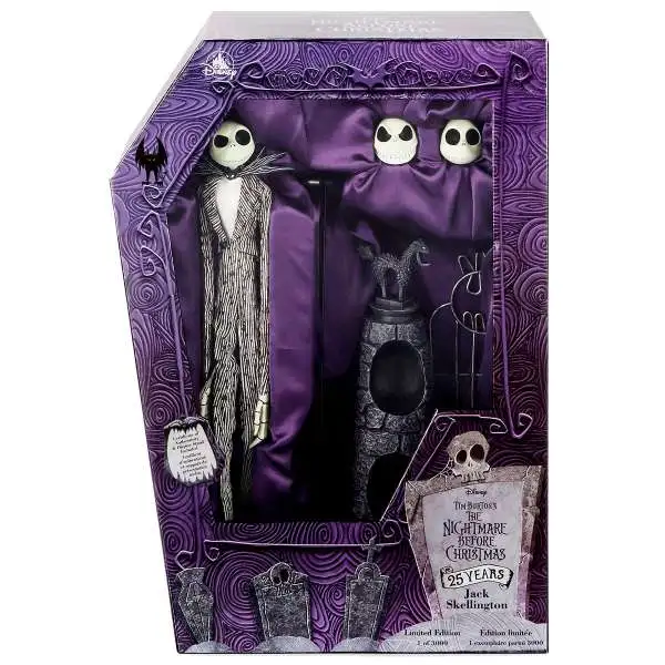 Disney Nightmare Before Christmas 25th Anniversary Jack Skellington Exclusive 16-Inch Doll [Limited Edition]