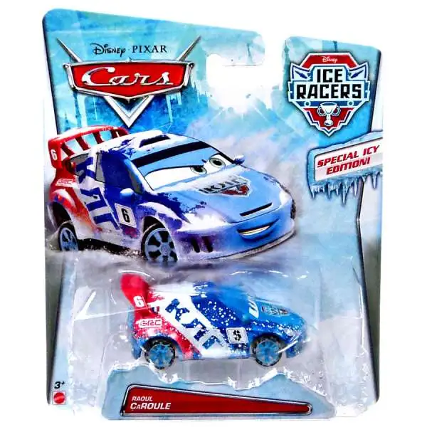 Disney / Pixar Cars Ice Racers Raoul Caroule Diecast Car [Special Icy Edition]