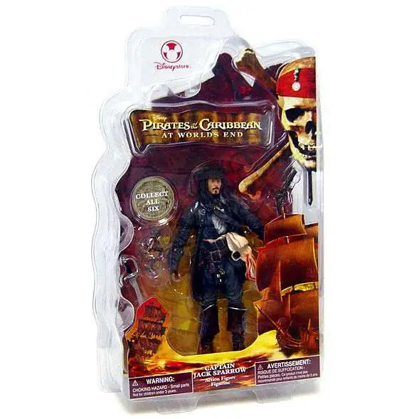Disney Pirates of the Caribbean At World's End Captain Jack Sparrow Exclusive Action Figure
