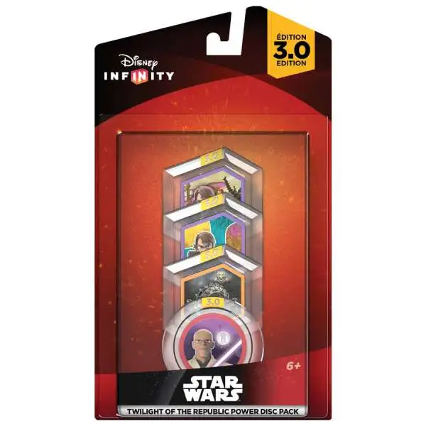 Disney Infinity Star Wars 3.0 Originals Twilight of the Republic Power Disc Pack [Damaged Package]