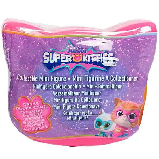 Disney Junior SuperKitties Collectible Mini Figure Mystery Pack [1 RANDOM Figure]