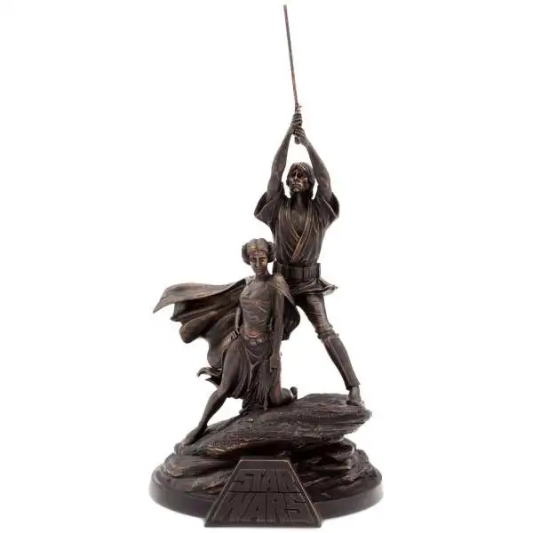 Disney Star Wars 40th Anniversary Luke Skywalker & Princess Leia Exclusive Figurine Statue [Limited Edition out of 1250]