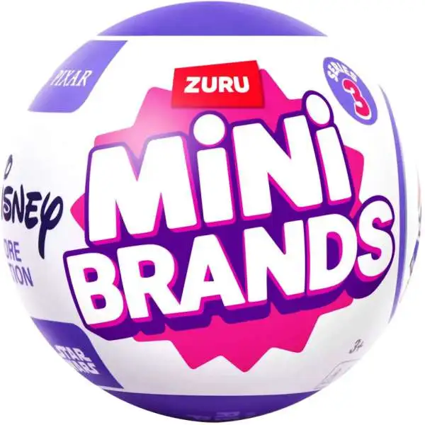 5 Surprise Mini Brands! Disney Store Edition Series 3 Mystery Pack