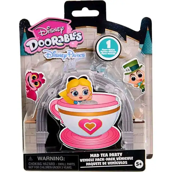 Doorables Disney Parks Mad Tea Party Exclusive Mystery Vehicle & Figure