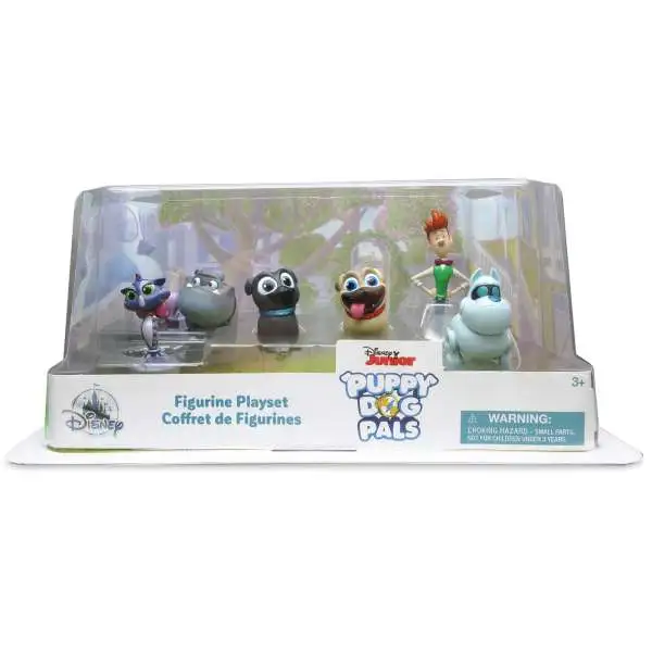 Disney Junior Puppy Dog Pals Exclusive 6-Piece PVC Figure Play Set [2021]