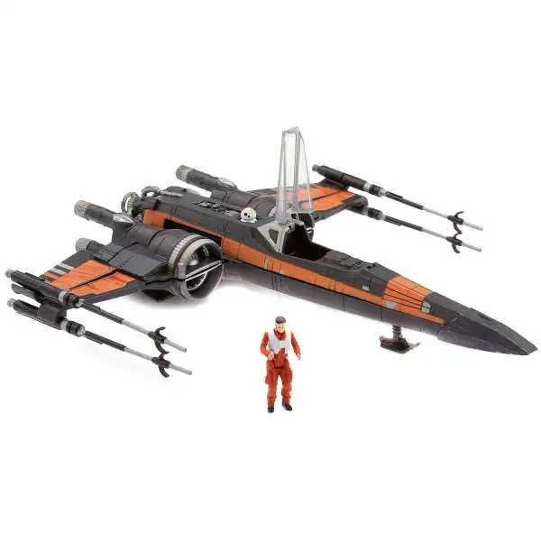 Disney Star Wars The Last Jedi Poe Dameron & X-Wing Fighter Exclusive Action Figure & Vehicle Set