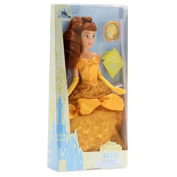Disney Princess Beauty and the Beast Classic Belle Exclusive 11.5-Inch Doll [with Pendant]