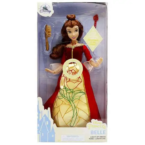 Disney Princess Beauty and the Beast Premium Belle Exclusive 11.5-Inch Doll [Light-Up Dress]