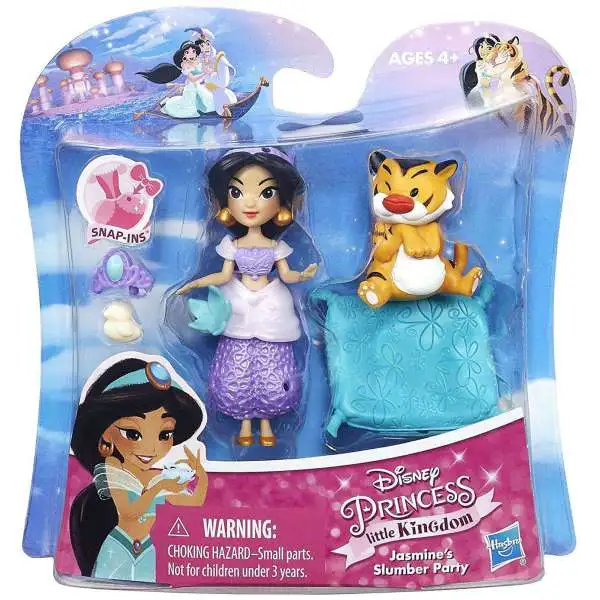 Disney Princess Aladdin Little Kingdom Jasmine's Sluber Party Figure [Loose]