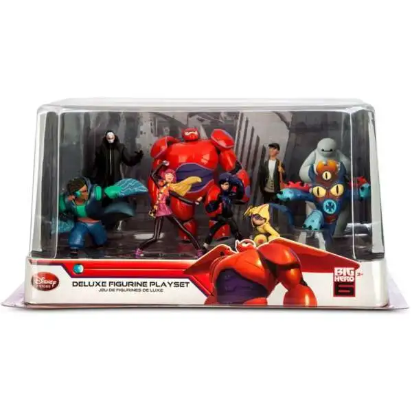 Disney Big Hero 6 Exclusive 9-Piece PVC Figure Deluxe Play Set