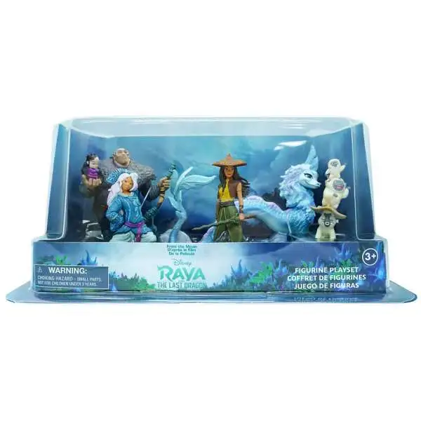 Disney Raya and the Last Dragon Exclusive 5-Piece PVC Figure Play Set