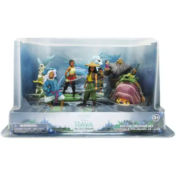 Disney Raya and the Last Dragon Exclusive 8-Piece PVC Figure Play Set