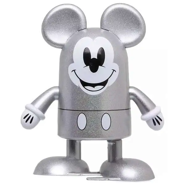 Disney Mickey Mouse Memories Shufflerz Mickey Mouse Exclusive Walking Figure #12/12 [Silver Metallic]
