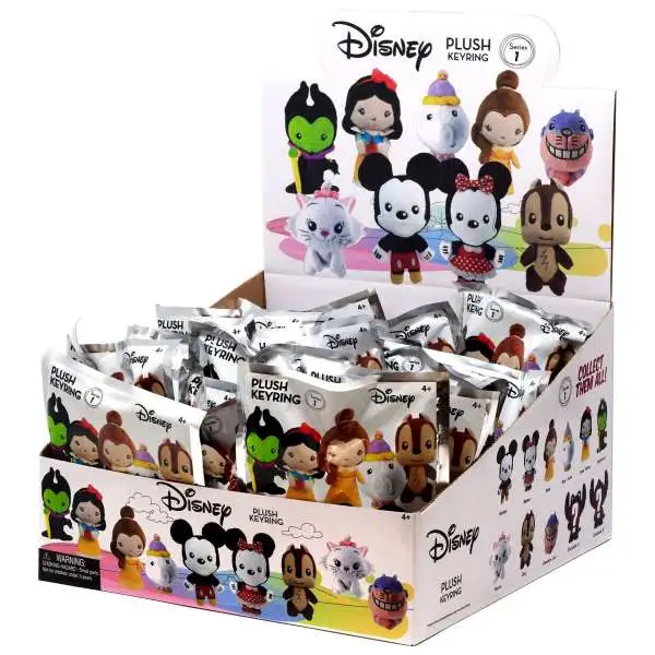 Plush Keyring Disney Series 1 Disney Mystery Box [24 Packs]