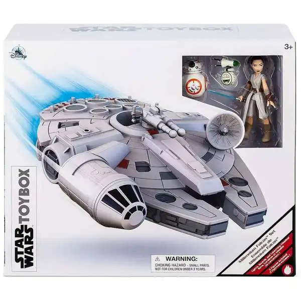 Disney Star Wars Toybox Millennium Falcon Exclusive Playset [Rey, BB-8 & D-O]