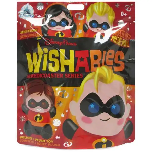 Disney Wishables Incredicoaster Series Exclusive 4-Inch Micro Plush Mystery Pack [1 RANDOM Figure]