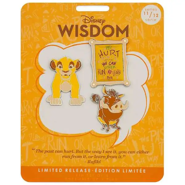 Disney Wisdom The Lion King Exclusive Pin Set