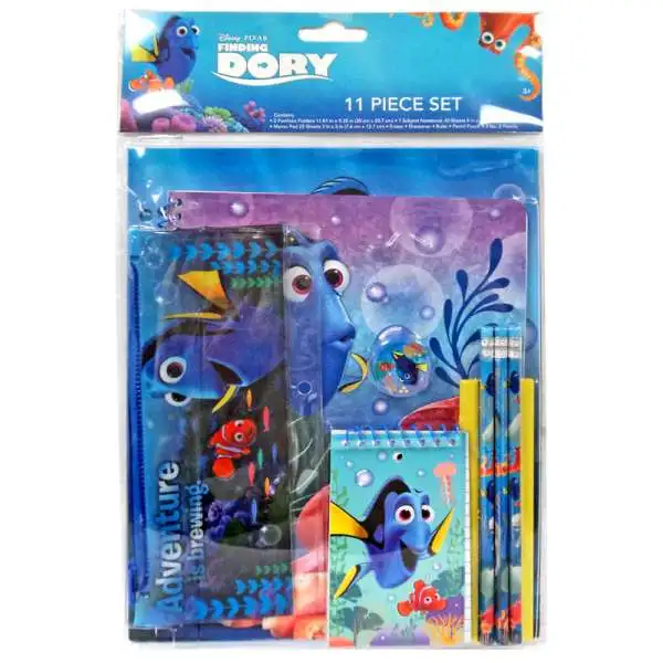 Disney / Pixar Finding Dory 11 Piece Stationery Kit