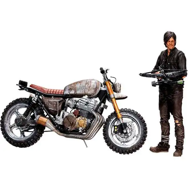 McFarlane Toys The Walking Dead AMC TV Daryl Dixon & New Bike Deluxe Action Figure Set