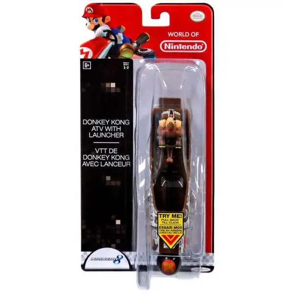World of Nintendo Mario Kart 8 Donkey Kong ATV with Launcher