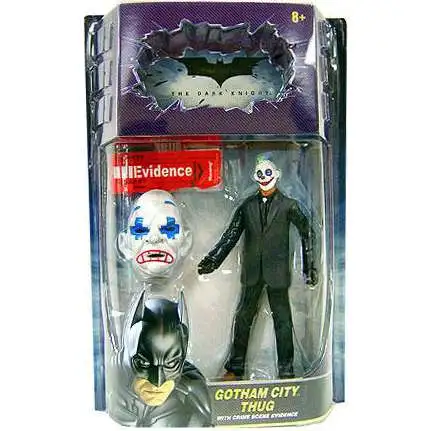 Batman The Dark Knight Crime Scene Evidence Gotham City Thug Action Figure [Sad Mask, Plus Painted Eyes]