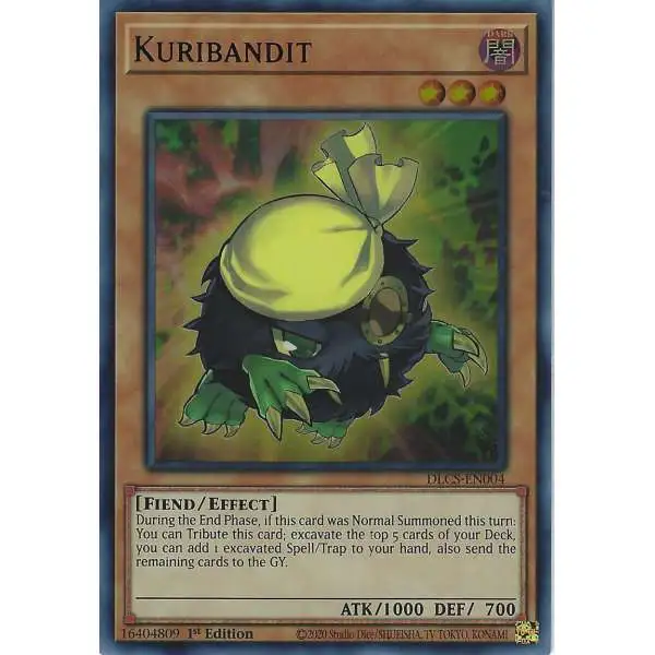 YuGiOh Trading Card Game Dragons of Legend: The Complete Series Ultra Rare Kuribandit DLCS-EN004 [Purple Variant]