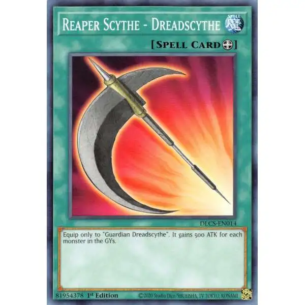 YuGiOh Trading Card Game Dragons of Legend: The Complete Series Common Reaper Scythe - Dreadscythe DLCS-EN014