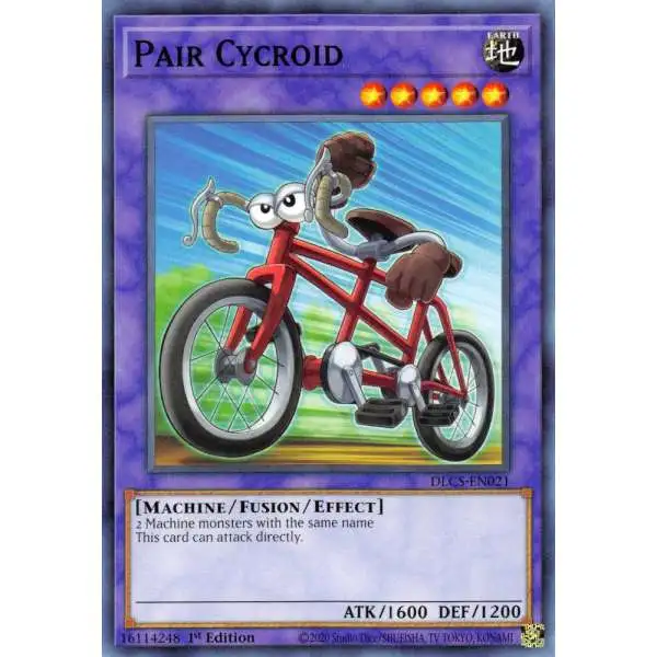 YuGiOh Trading Card Game Dragons of Legend: The Complete Series Common Pair Cycroid DLCS-EN021