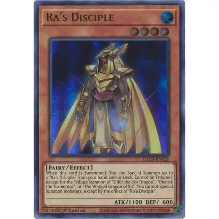 YuGiOh Trading Card Game Dragons of Legend: The Complete Series Ultra Rare Ra's Disciple DLCS-EN026