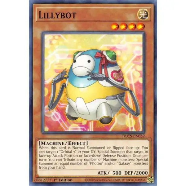 YuGiOh Trading Card Game Dragons of Legend: The Complete Series Common Lillybot DLCS-EN052