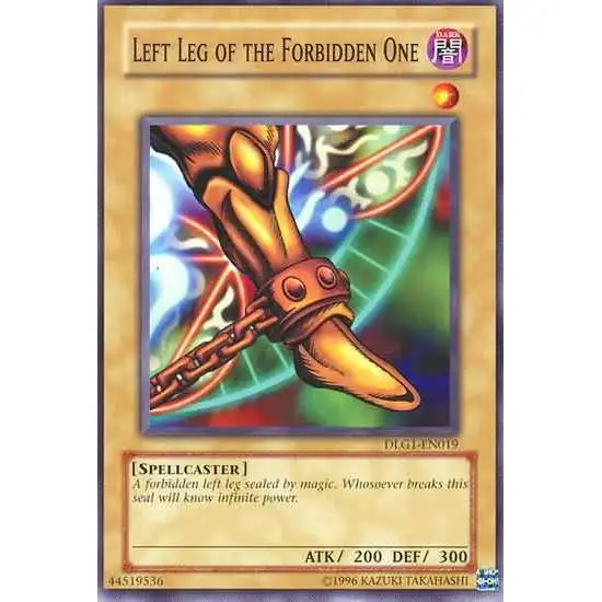YuGiOh Dark Legends Common Left Leg of the Forbidden One DLG1-EN019