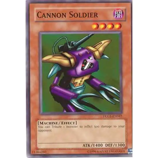YuGiOh Dark Legends Common Cannon Soldier DLG1-EN042