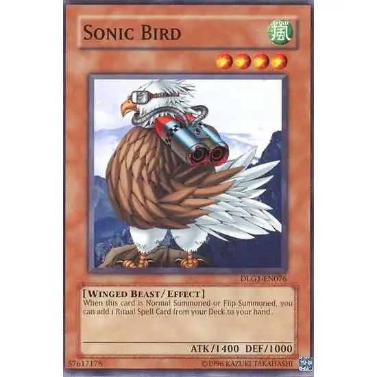 YuGiOh Dark Legends Common Sonic Bird DLG1-EN076