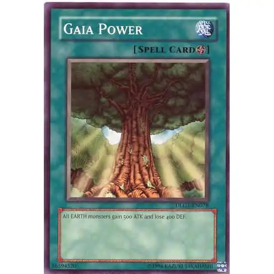 YuGiOh Dark Legends Common Gaia Power DLG1-EN078