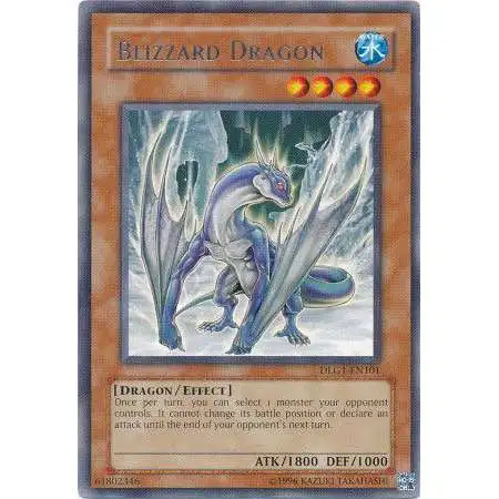 YuGiOh Dark Legends Rare Blizzard Dragon DLG1-EN101