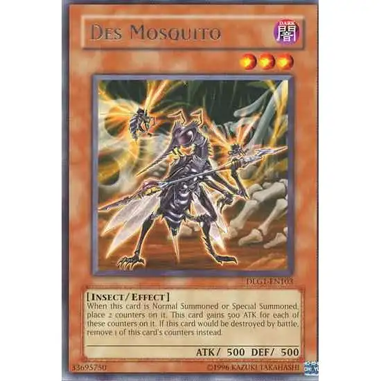 YuGiOh Dark Legends Rare Des Mosquito DLG1-EN103