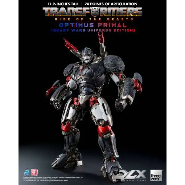 Transformers Rise of the Beasts Optimus Primal 11.2-Inch 11.2" DLX Scale Figure (Pre-Order ships August)