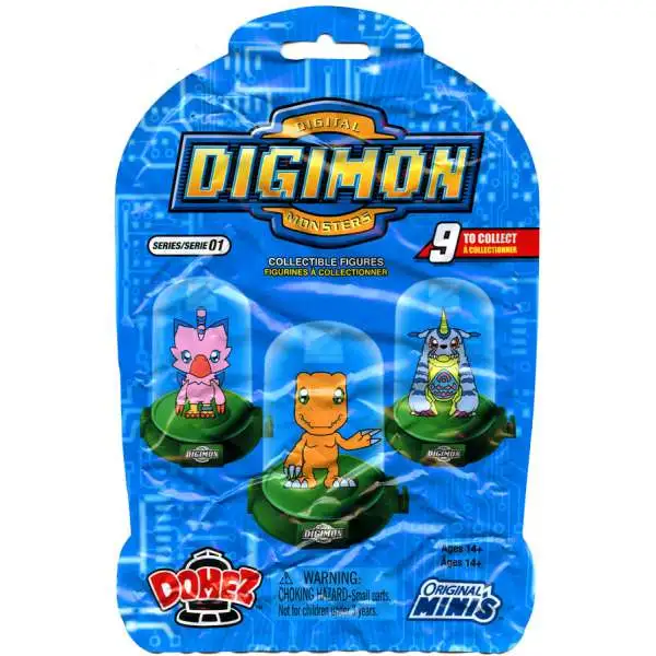 Domez Original Minis Digimon Mystery Pack [1 RANDOM Figure]