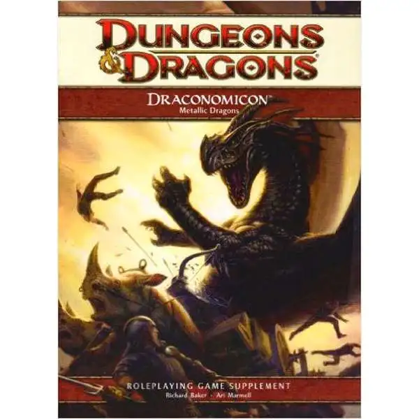 Dungeons & Dragons D&D 4th Edition Draconomicon Metallic Dragons