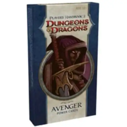 Dungeons & Dragons D&D 4th Edition Player's Handbook 2 Avenger Power Cards
