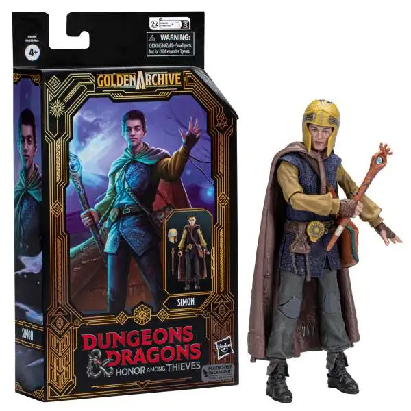 Dungeons & Dragons Honor Among Thieves Golden Archive Simon Action Figure (Pre-Order ships March)