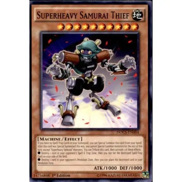 YuGiOh Dimension of Chaos Common Superheavy Samurai Thief DOCS-EN004