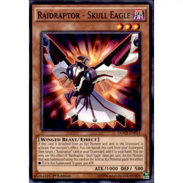 YuGiOh Dimension of Chaos Common Raidraptor - Skull Eagle DOCS-EN014