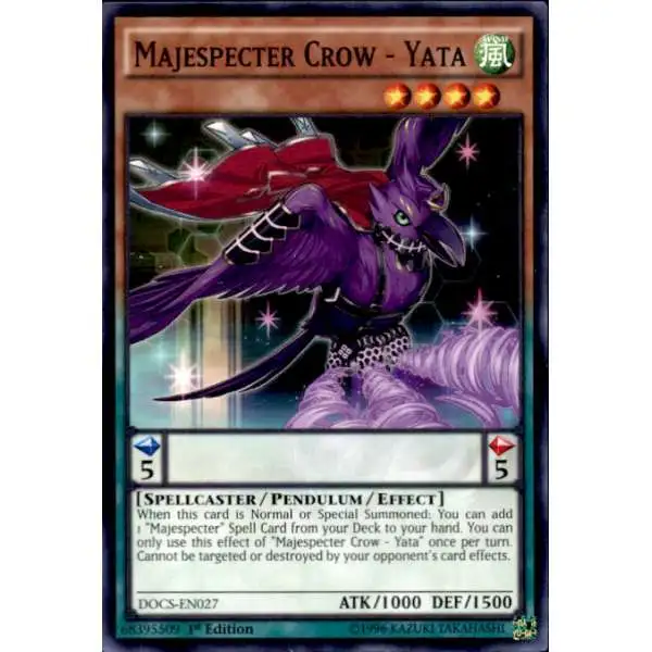 YuGiOh Dimension of Chaos Common Majespecter Crow - Yata DOCS-EN027