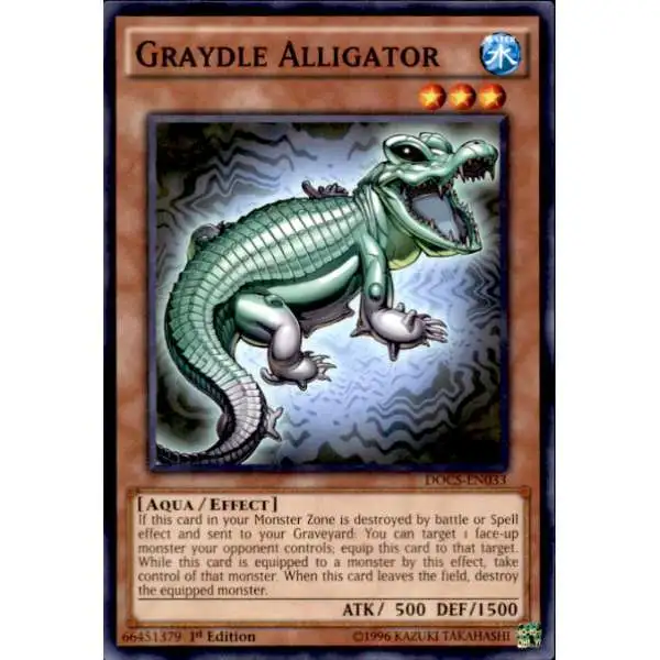 alligator deck yugioh Alligator's Sword Dragon [DT04-EN086] Common Card Number Cyber-Tech Alligator - Yugioh Holo