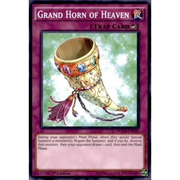 YuGiOh Dimension of Chaos Common Grand Horn of Heaven DOCS-EN079