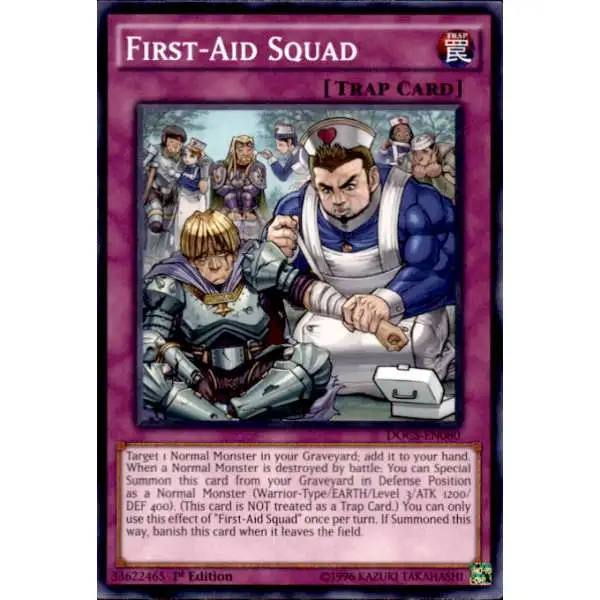 YuGiOh Dimension of Chaos Common First-Aid Squad DOCS-EN080